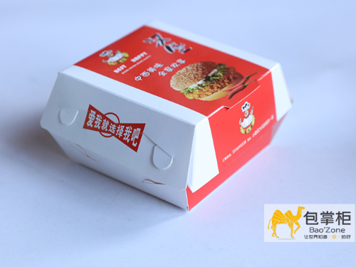 享受愛的味道，體驗新的生活！客必勝漢堡包裝盒定做