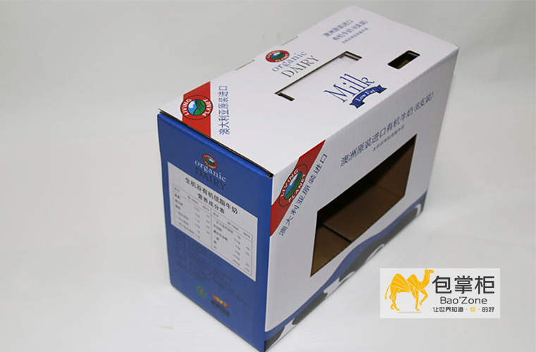 澳洲生機(jī)谷牛奶瓦楞彩箱