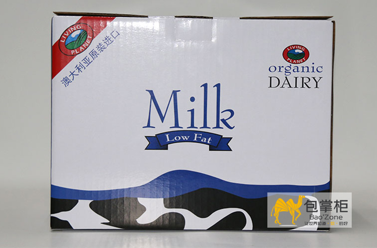 澳洲生機(jī)谷牛奶瓦楞彩箱