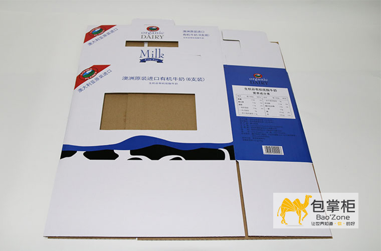 澳洲生機(jī)谷牛奶瓦楞彩箱