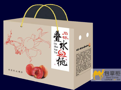 桃花開盡，桃香已濃！石林·板橋疊水血桃彩箱包裝盒定做